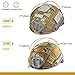 OneTigris Helmet Cover - Tactical Fast Helmet Camouflage Cloth Cover for Ops-Core Fast PJ Helmet in Size M/L, PJ/MH Helmet in Size M/L(Helmet Not Included), Brown