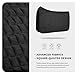 Tackmore All-Purpose Square Quilted Western Saddle Pad Breathable, Shock-Absorbing Saddle Pad Comfortable Fit for Horses Black