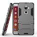 Le S3 Case, LeEco Le 2 Case, LeEco Le S3 Shockproof Case,Skmy-Dual Layer Armor Hard Slim Hybrid Kickstand Military Defender Full-body Rugged Phone Cover Case for LeEco Le S3 5.5'' (Gray)