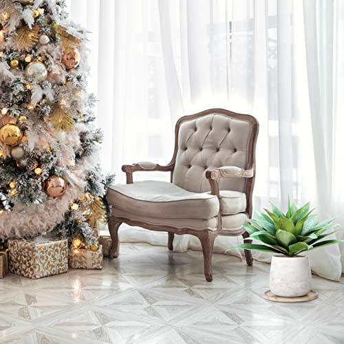 Velener Artificial Agave Fake Plant, 28 Inches, Large Size - Faux Outdoor Plants Yard Garden Decor Greenery Emerald Green Cactus Succulent Planter Filler For Home Indoor Room Decor, Uv Resistant #TOP3