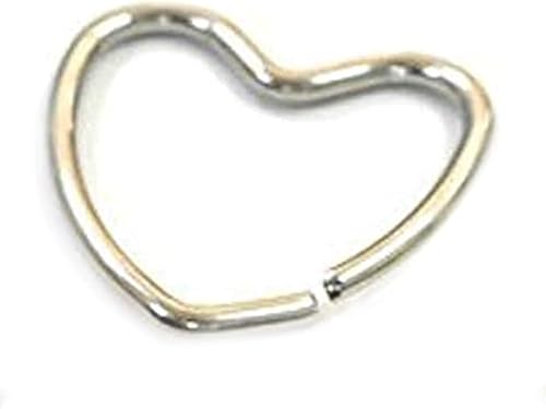 Amazon ハート フープピアス キャプティブリング 18g サージカルステンレス ボディピアス ボディーピアス ステンレスピアス 18ゲージ 1mm シルバー ボディピアス 通販