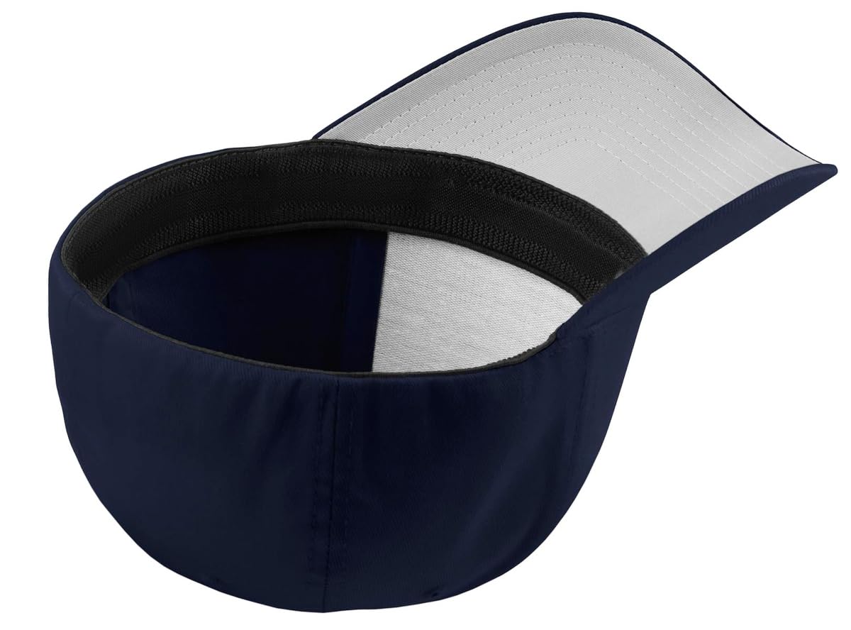 Custom Embroidered Firefighter hat. Flex Baseball 6277/6477 Baseball Cap. Firefighter Maltese Cross Flex Baseball hat (L/XL, Deep Navy)