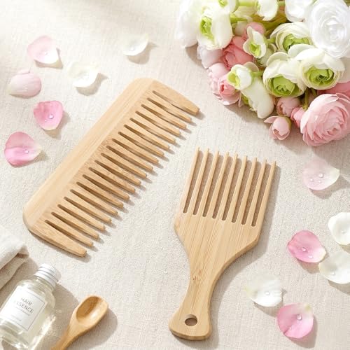 Peine de Madera Bamboo Set de 2 Piezas miniatura 5