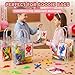AMOR PRESENT 48PCS Stretchy Sticky Toy Party Favors, Valentines Day Gifts for Kids Classroom Treasure Box Carnival Prizes Bulk Pinata Stuff Toys