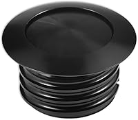 Vista 4 de Tapón de gasolina desplegable, tapa de gasolina negra atornillada, tanque de combustible ventilado para Har ley David-son, rosca regular