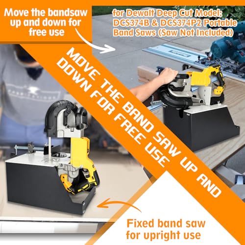 Image of Portable Band Saw Stand for Dewalt Deep Cut DCS374B DCS374P2 Bandsaw
