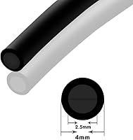 Vista 3 de Joywayus Manguera neumática PU de 0.157 in x 0.098 in, negro, 32.8 ft (32,8 pies), artículo único