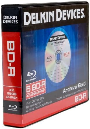 Delkin Devices DDBD-R/5 Bind 4X 5 Pack BD-R in 10 Pack Binder