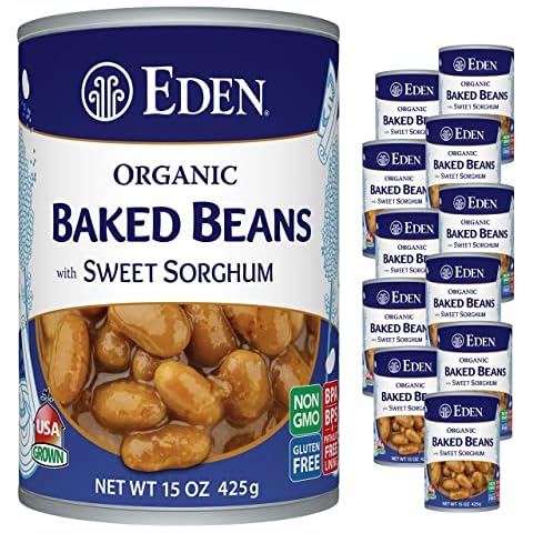 Eden Organic Baked Beans with Sorghum, Mustard, and Spices, Navy Cover
