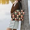 Loancwa Women's Tote Bag,Nutcracker Pattern & PU Leather Handbag, 30x9x28cm, Large Capacity with Multiple Pockets for Daily Use, Work, Travel #1