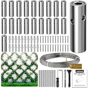wire trellis for climbing plants