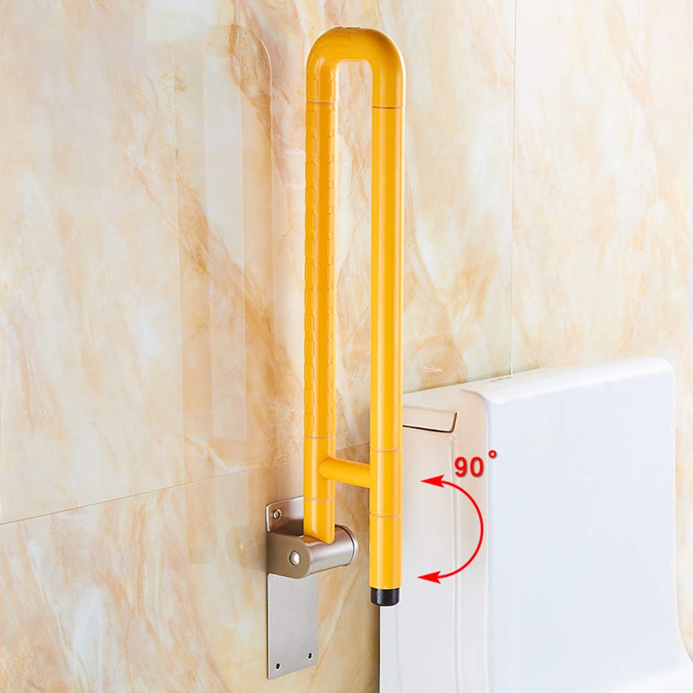 Barras de Apoyo para duchas Barra de Apoyo para inodoros Barra de baño Riel de Inodoro Barandillas de bañera Plegables para Personas Mayores discapacitadas