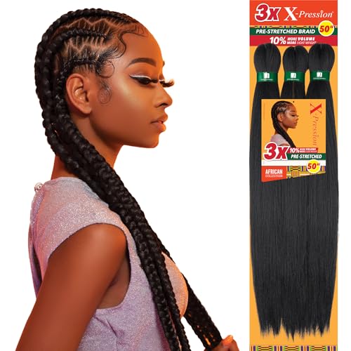 Sensationnel X-pression prestretched braiding hair...