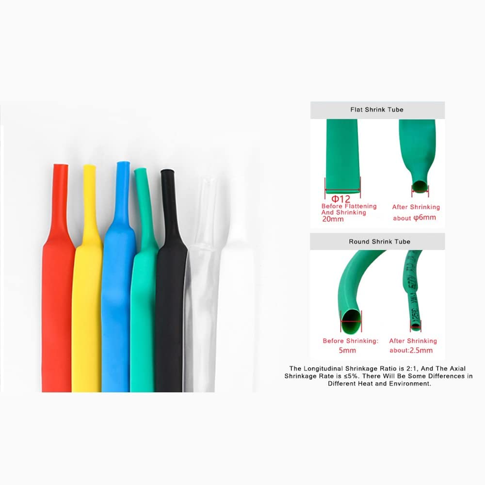 Othmro Polythene Heat Shrink Tubing 14mm Diameter 2