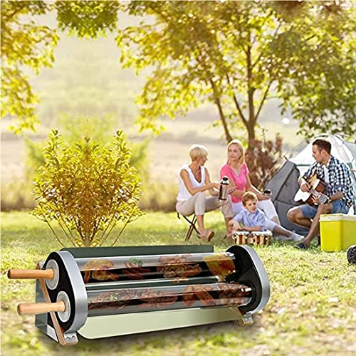 Przenośna kuchenka solarna na kemping i piesze wycieczki – grill solarny i piec do grillowania dla 4-6 osób, konstrukcja próżniowa z podwójną rurką zapewnia wydajne gotowanie na słońcu