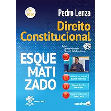 Capa do livro Direito Constitucional Esquematizado 2020 - 24ª Edição