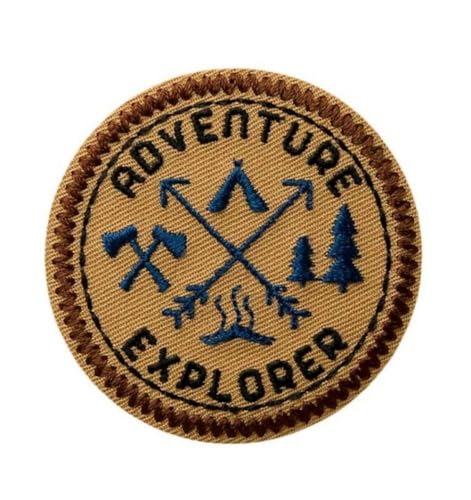 Mono-Quick - Patch d application - Application thermocollante - Outdoor Adventure Explorer - 5,3 cm