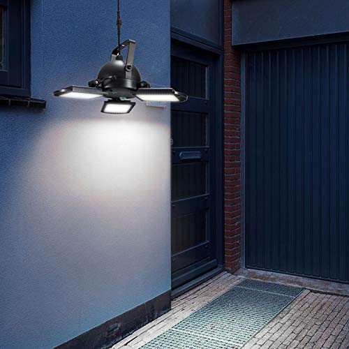 OUKANING Solar Pendelleuchten IP65 Wasserdichte Lampe für Hühnerstall Patio Außenschuppen Scheunenpavillon mit… – Bild 6