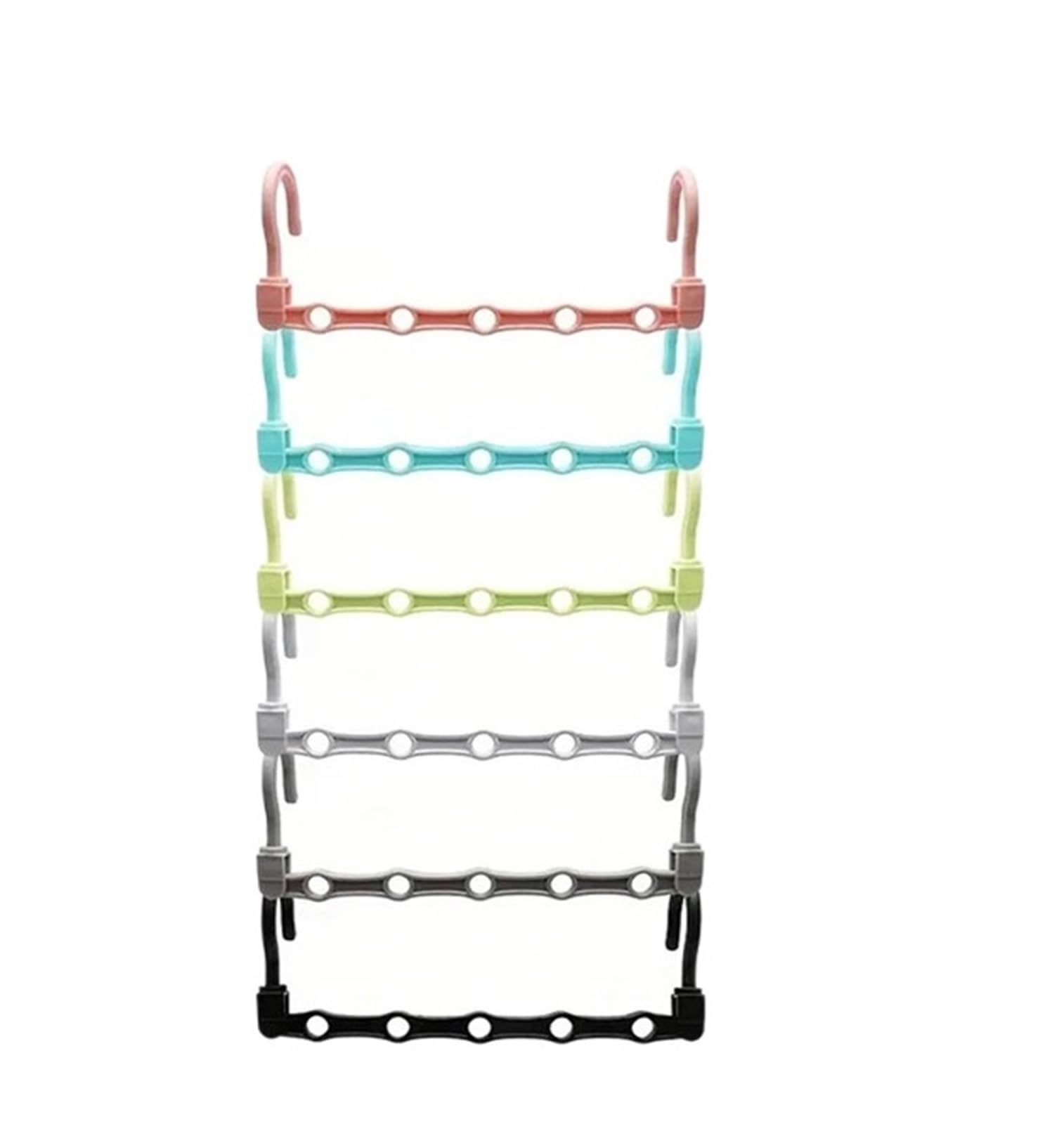 10 Pcs Space Saving Hangers Clothes Organizer For Dorms Small Closet(10pcs Color random)