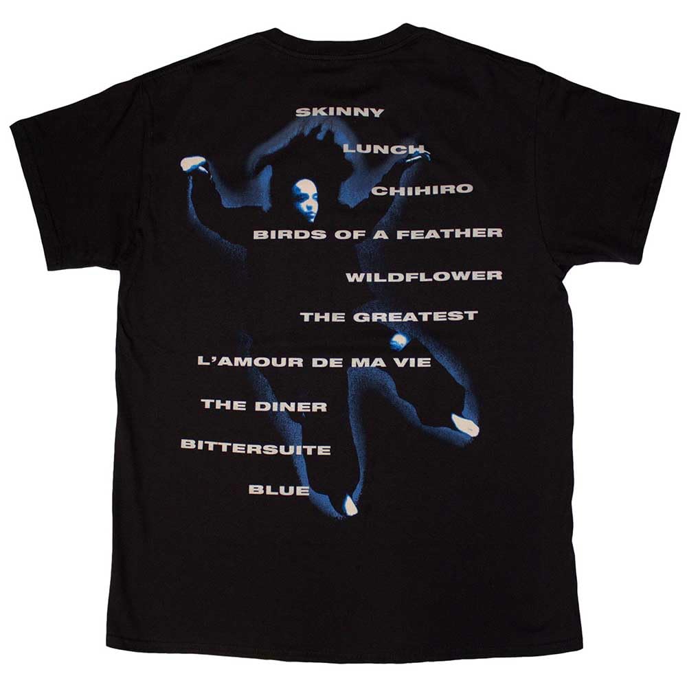 Men's Billie Eilish Hit Me Hard and Soft Tracklist T-Shirt Black