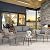 YITAHOME 4 Pieces Patio Furniture Set, Wicker Balcony Bistro Set, Outdoor All-Weather Rattan Conversation Set with Loveseat Chairs Table Soft Cushions for Backyard, Pool, Deck, Garden - Grey