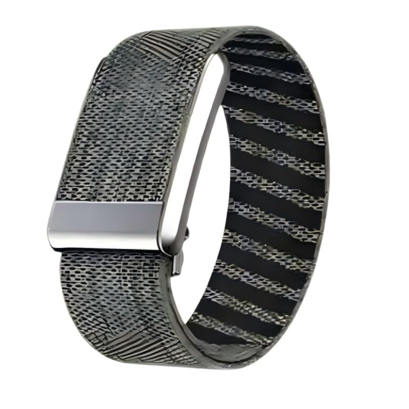 Image of Nylon Wristband Suitable for Whoop 5.0 /MG | Stretch Sports Loop Strap with Metal Frame Connector