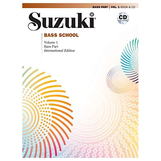 Suzuki bass school volume 1 2014 revised edition double bass book/cd +cd: Bass Part