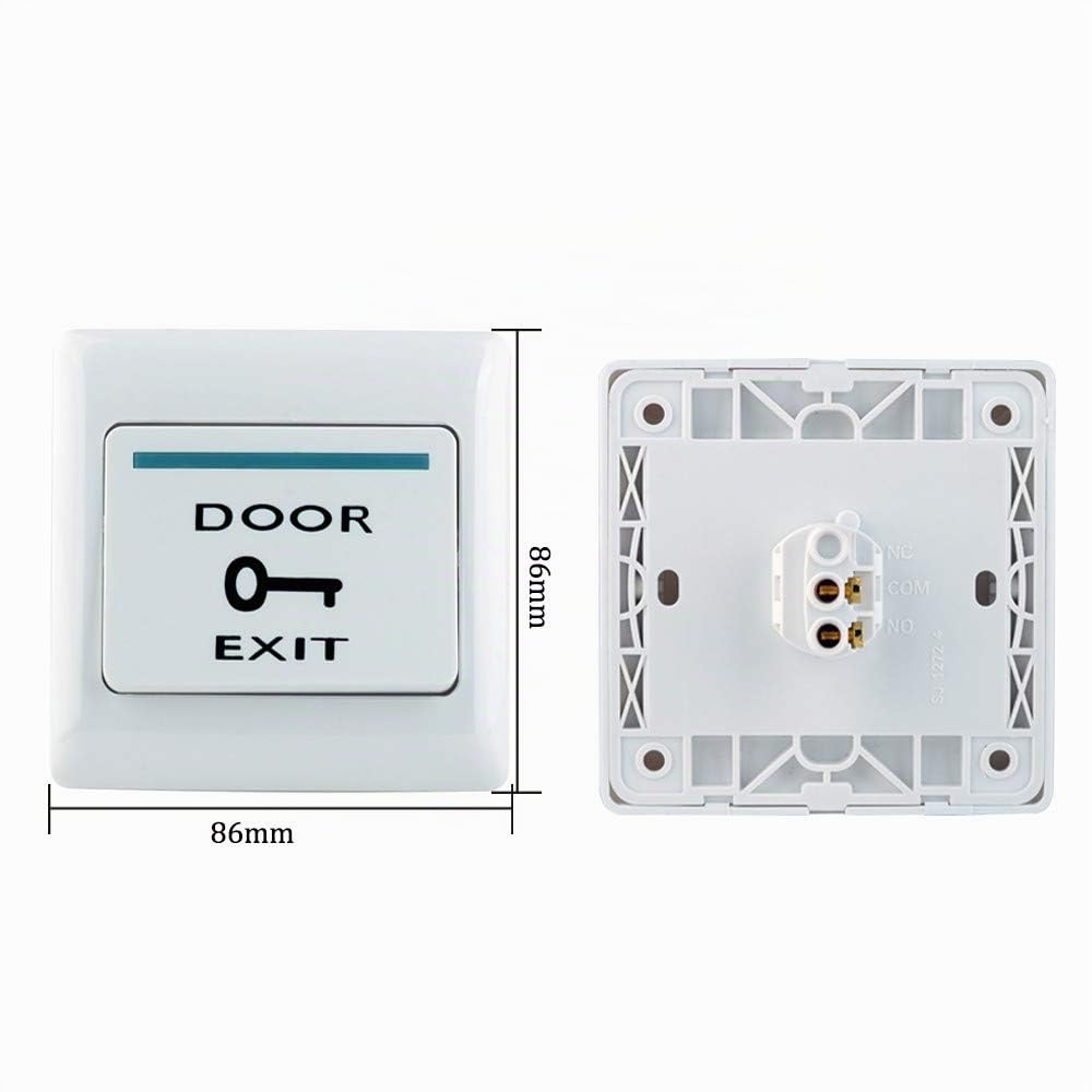 NN99 Lettore di schede tastiera RFID con sistema di alimentazione + pulsante di uscita della porta + 10 chiavi da 125 KHz No Electric Locks