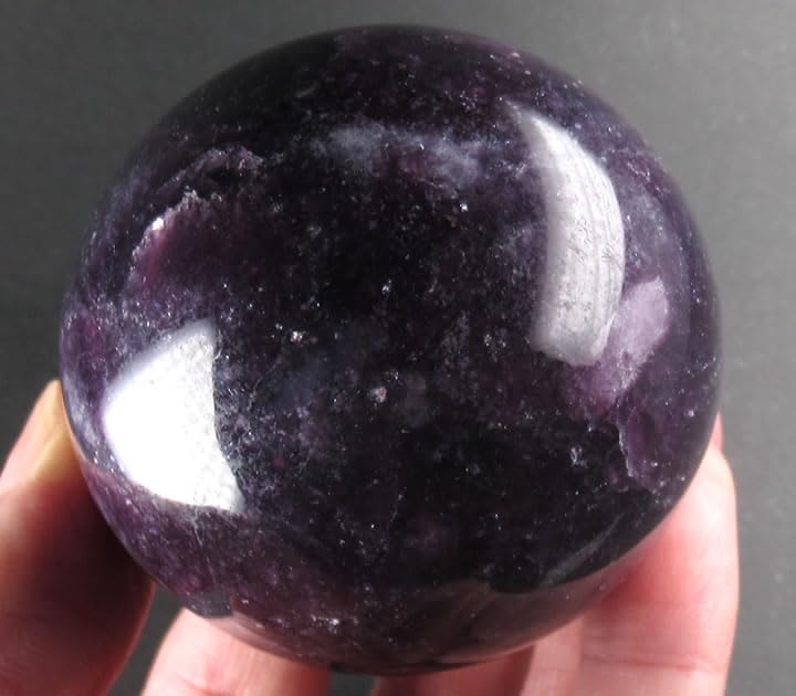 Amazon.co.jp: レピドライトスフィア 丸玉 60mm 345g 至高の善のために