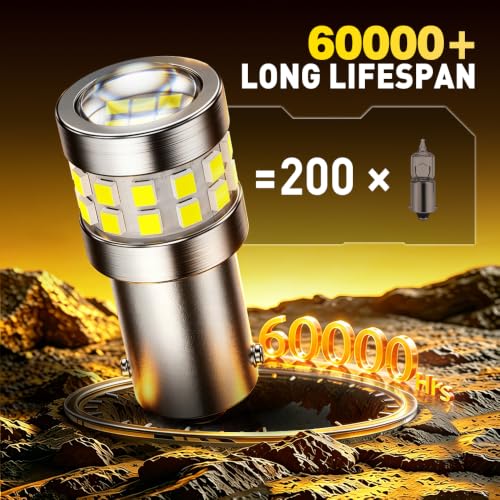 Image of AUXITO BA9S LED Bulb White, BA9 1895 53 57 T4W 64111 LED Replacement Bulb, Mini Size Plug & Play Car Interior Light for Dashboard, Instrument Panel, Dome, Map, Glove Box Lights, License Plate Light