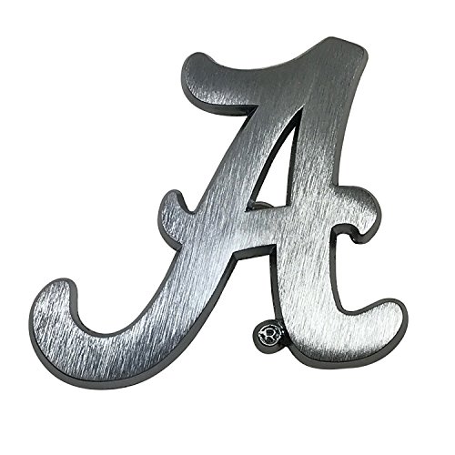 University of Alabama Crimson Tide Metal Auto Emblem - Many Available! Roll Tide! (Matte)