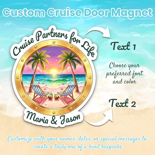 Imán decorativo personalizado redondo para puerta de crucero miniatura 5