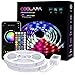 Produktbild COOLAPA LED Strip 20M, Led Streifen RGB 5050, LED Stripes mit 40 Tasten IR-Fernbedienung APP Steuerbar Musikmodus, Sync mit Musik, Beleuchtung von Haus, Party, Küche, 2 Rollen von 10m