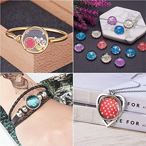 PandaHall Elite 50 x Cabochon Vetro Piatto