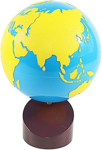 Miniatura 8 de Montessori Geografía Materiales Globo del Mundo PartesContinentes Preescolar Equipo Educativo Temprano Niños Cultura Juguetes de Aprendizaje Conoce