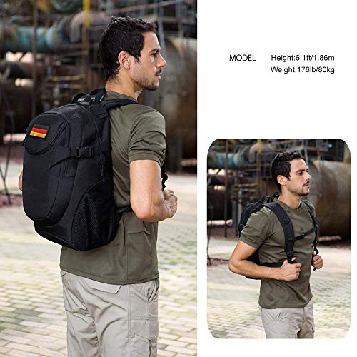 Selighting Tactische rugzak, 25 liter, waterdicht, trekkingrugzak, militaire Molle-rugzak voor kamperen, trekking, reizen - Image 8