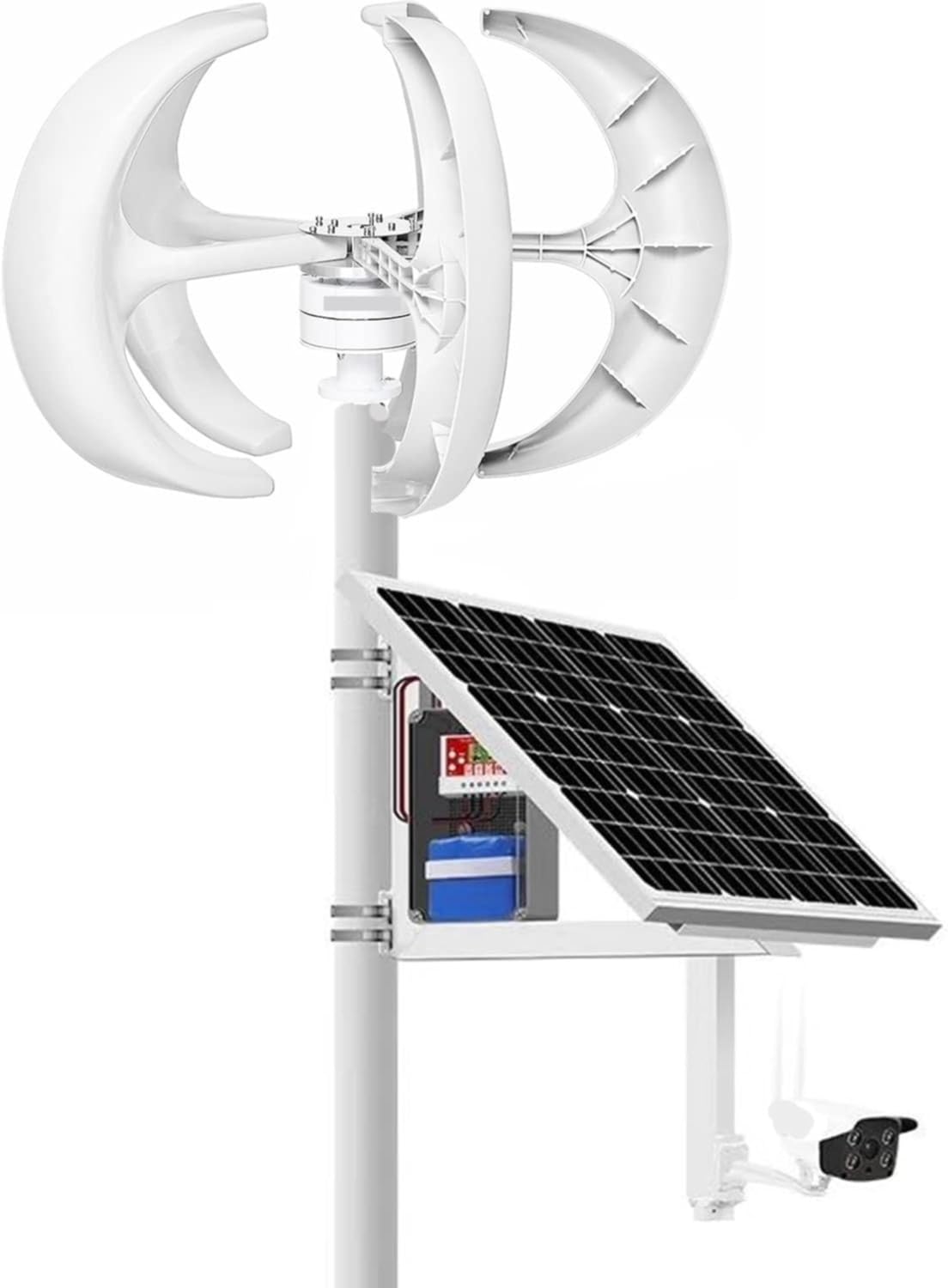 Générateur éolien vertical autonome de 12 000 W, à lévitation magnétique et démarrage par brise, système d'alimentation complémentaire éolien-solaire 12 V/24 V/48 V