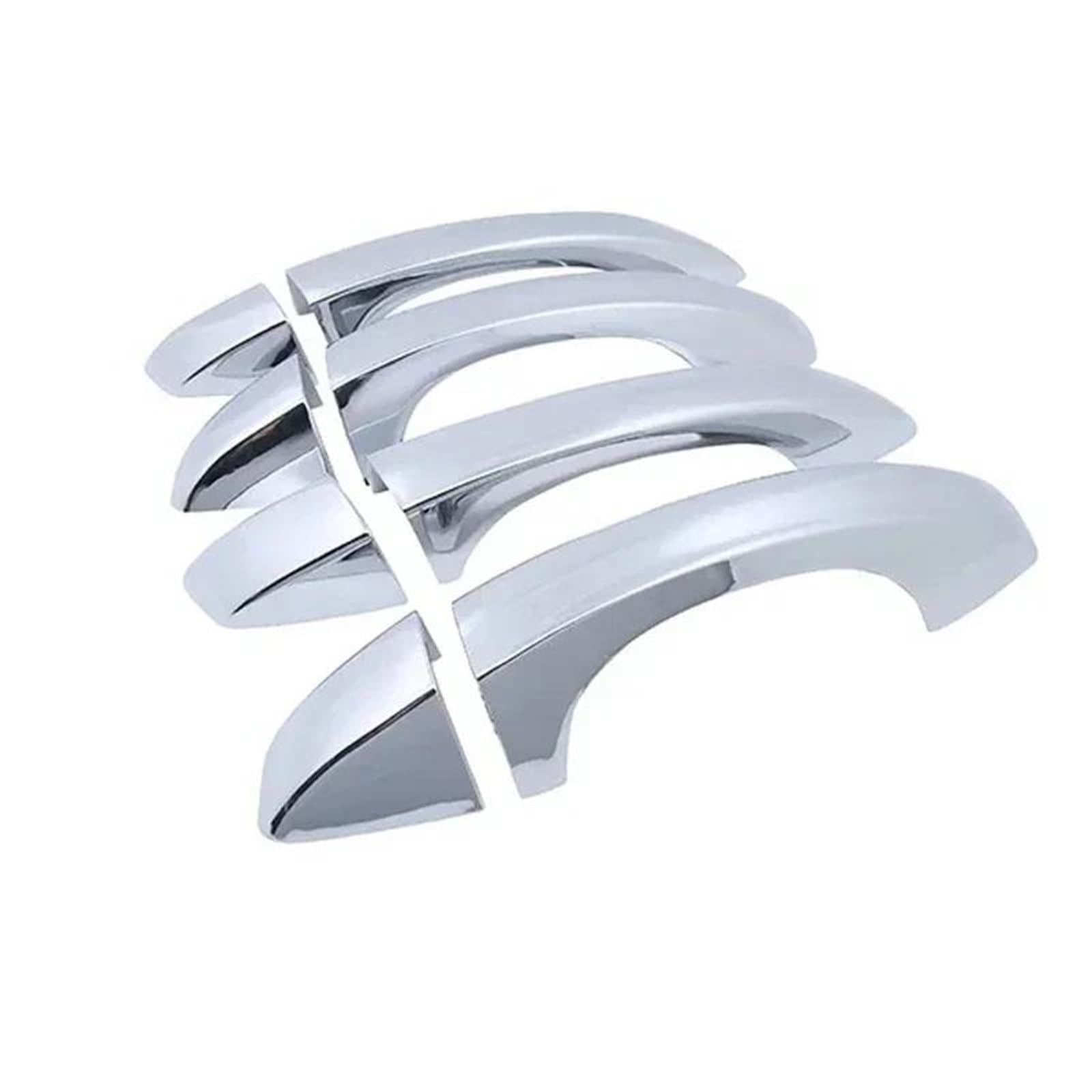 NOHEEU Door Handle Cover Trim Chrome for SEAT for Leon MK3 5F 2012~2019 ABS Anti-Scratch Car Accessories(Style4)
