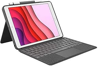 Logitech Combo Touch for iPad (7th, 8th and 9th Generation) Case with Precision Trackpad, Italian QWERTY Layout – Black