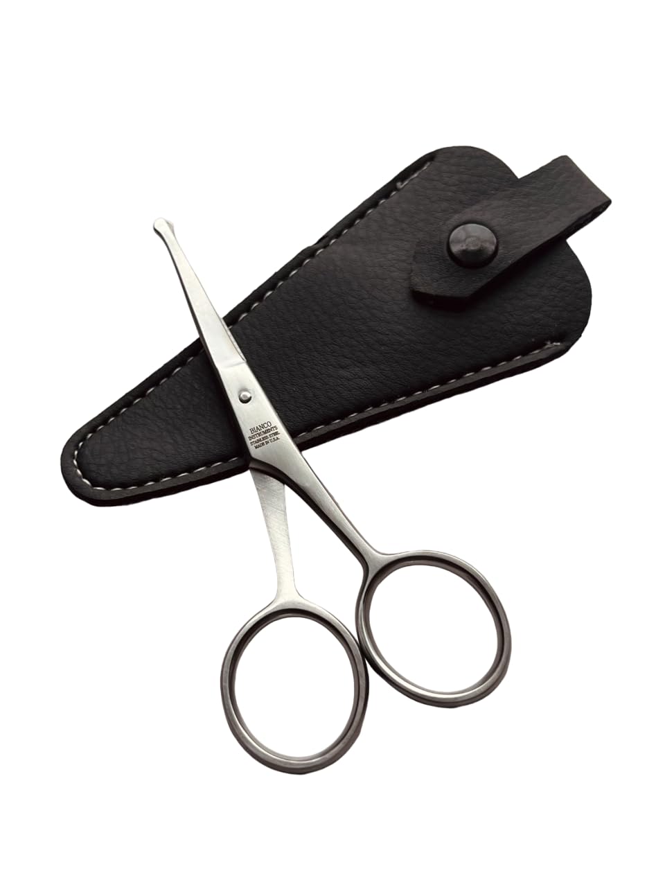 Nose Hair Scissors for Men and Women, Rounded Tip | Stainless Steel | Made in USA