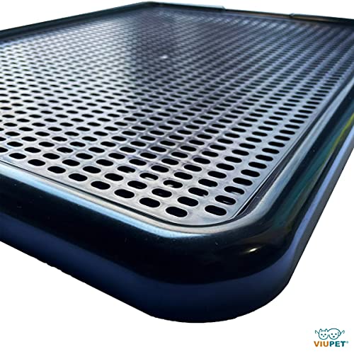 Sanitário Canino Xixi Dog Banheiro Pet Tapete Higiênico Cães Premium (Preto)