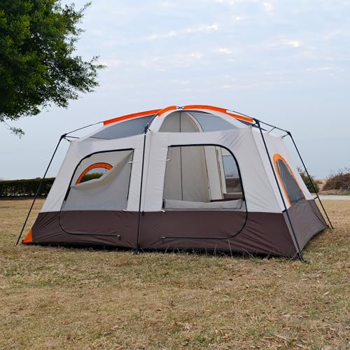 Carpa extra grande KTT para 10-12 personas con 2 habitaciones miniatura 4