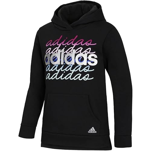 adidas Girls' Gradient Fleece Pullover Hoodie