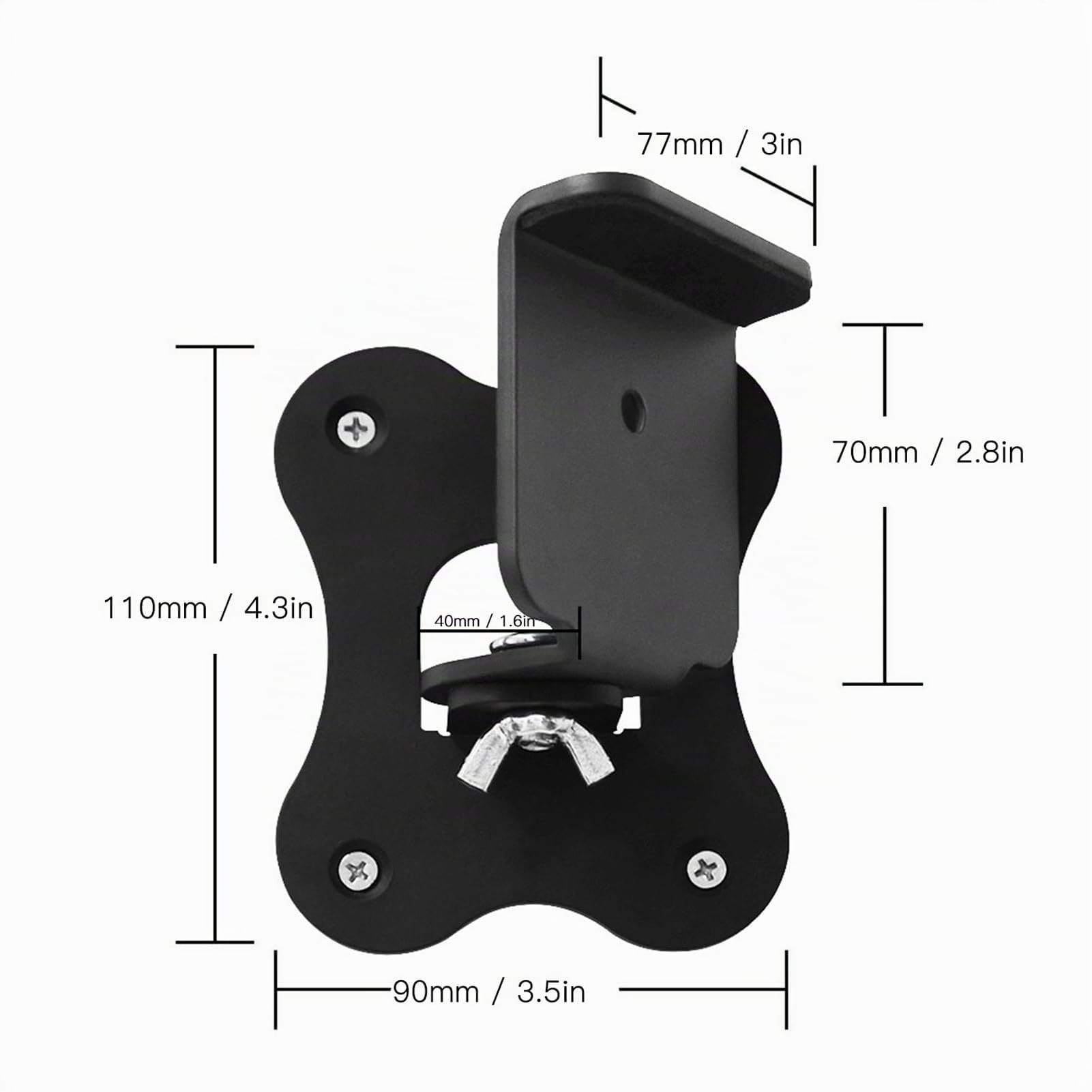 VBESTLIFE Lautsprecher-Wandhalterung für HW-Q990D, HW-Q990B, HW-Q990C, HW-Q930B, HW-Q930C, SX-Q990B, Soundbar-Wandhalterung für Hintere Surround-Lautsprecher aus Metall