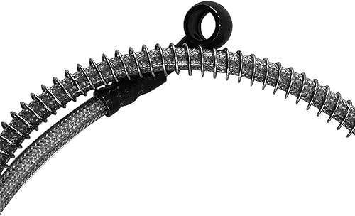 Miniatura 2 de PRO BAT Tubería de manguera de freno hidráulica trenzada para chino GY6 Scooter ATV Dirt Bike Go Kart 0.394 in Banjo extremos (39.4 pulgadas39.4 in)