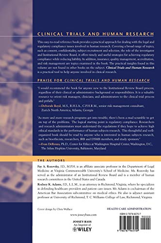 Clinical Trials And Human Research: A Practical Guide To Regulatory Compliance #TOP1