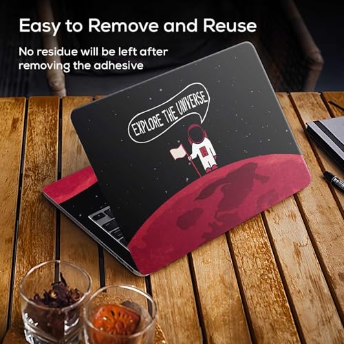 Image of Galaxsia Universe Full Body Vinyl Laptop Skin /Sticker /Cover Upto 15.6 Inches Laptops Laminated-Removable-HD Quality Compatible for Hp-Dell-Sony-Lenovo-Asus etc.(15x10 Inches)
