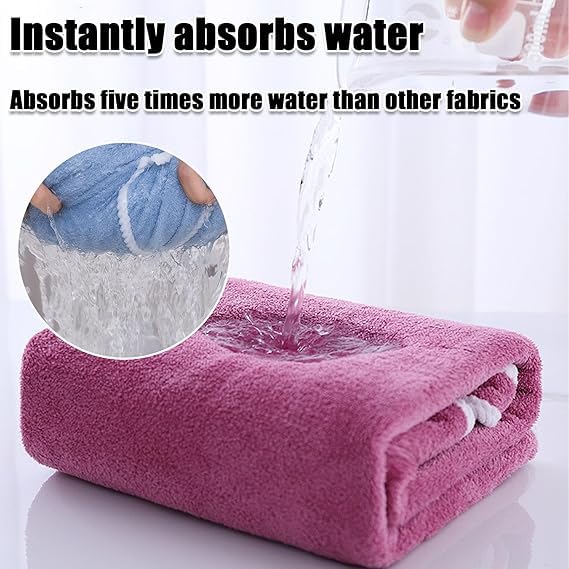 Plus Size Women's Wearable Coral Fleece Shower Household Skirt,2025 Upgraded Water Absorption Quick Drying Soft Friendly3