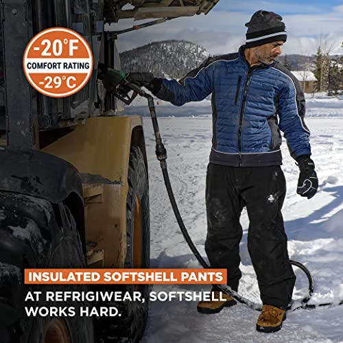 RefrigiWear Water-Resistant Warm Insulated Softshell Pants -20F Protection2