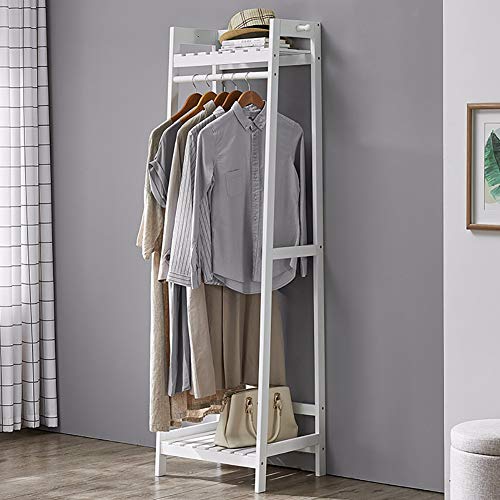 IOTXY Entryway Organizer, Coat Rack, Hall Tree, Clothes Hanging Rack Stand with Shoe